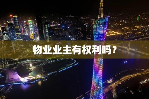 物业业主有权利吗？
