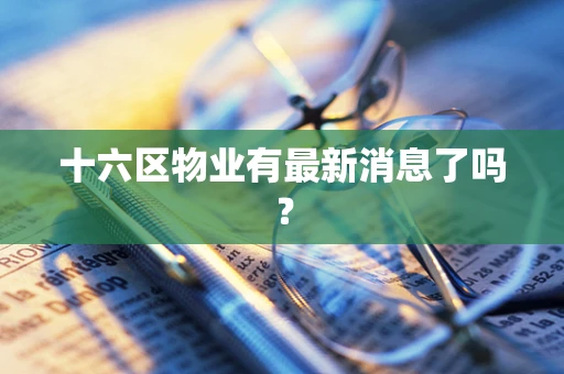 十六区物业有最新消息了吗？