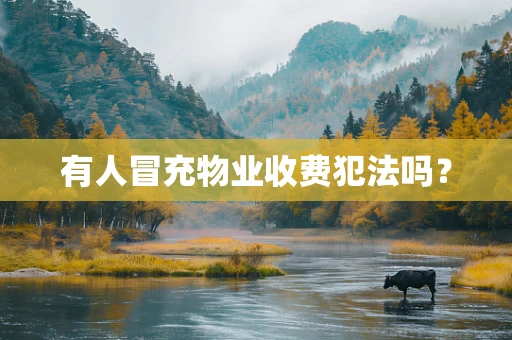 有人冒充物业收费犯法吗？