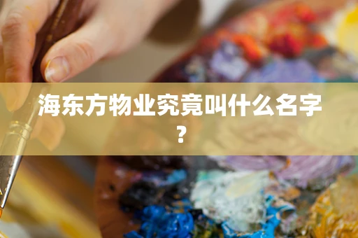 海东方物业究竟叫什么名字？