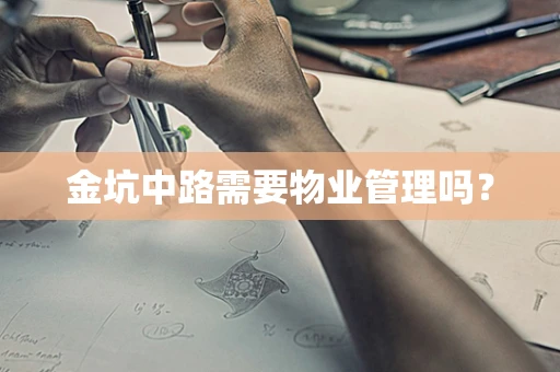 金坑中路需要物业管理吗？