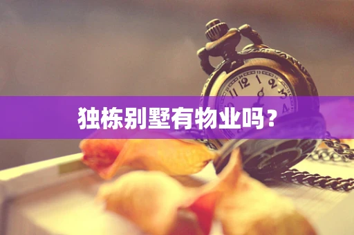 独栋别墅有物业吗？