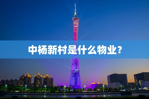 中杨新村是什么物业？