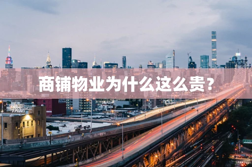 商铺物业为什么这么贵？