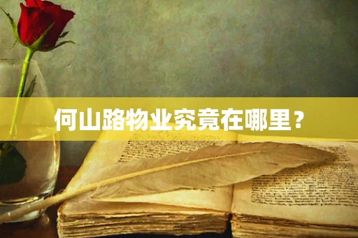 何山路物业究竟在哪里？