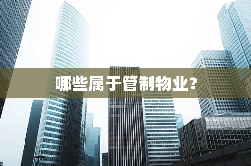 哪些属于管制物业？