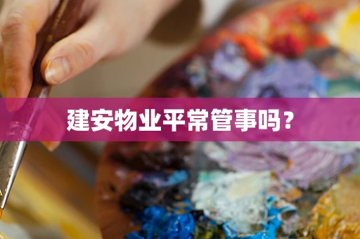 建安物业平常管事吗？