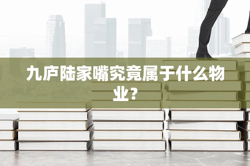 九庐陆家嘴究竟属于什么物业？