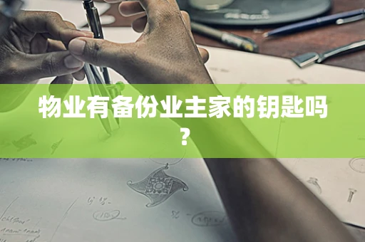 物业有备份业主家的钥匙吗？