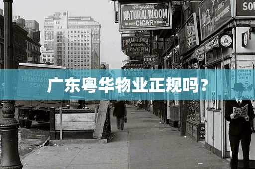 广东粤华物业正规吗？