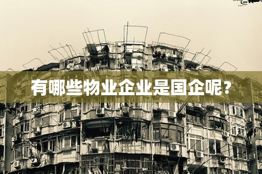 有哪些物业企业是国企呢？