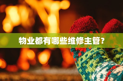物业都有哪些维修主管？