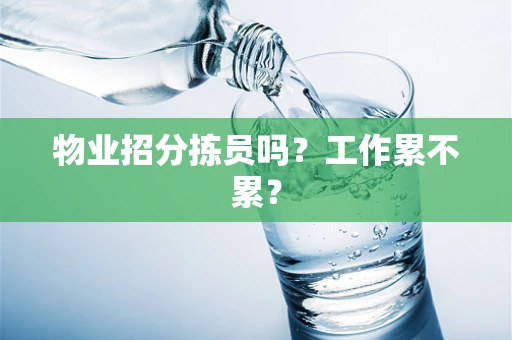 物业招分拣员吗？工作累不累？