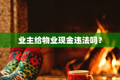 业主给物业现金违法吗？