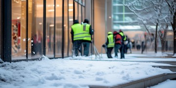 商场物业的服务范围包括扫雪吗？