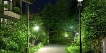 夜晚物业的区域有风景吗？