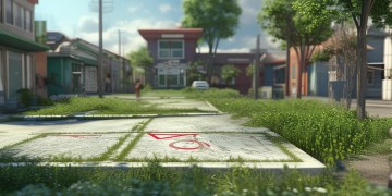 物业圈地停车违法吗？