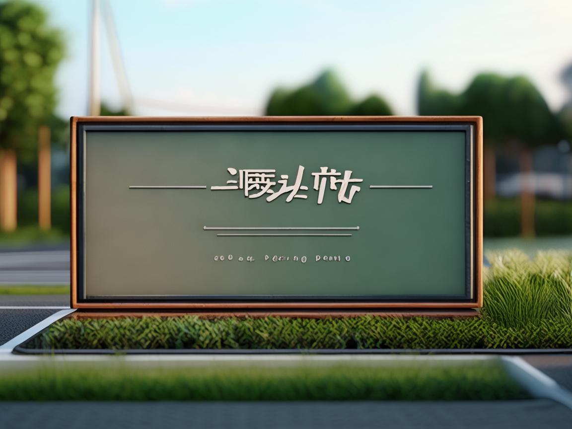 创美物业车位牌子究竟是什么样的？