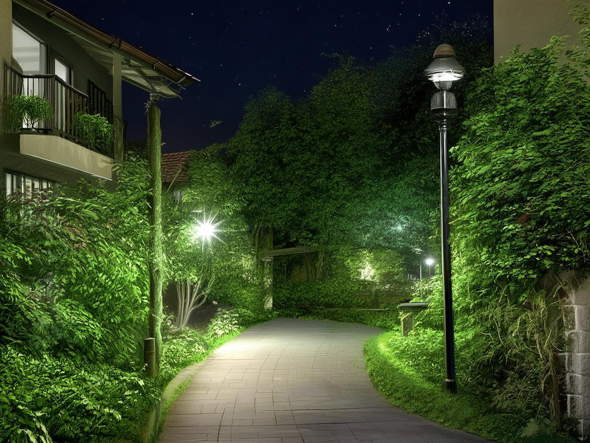 夜晚物业的区域有风景吗？