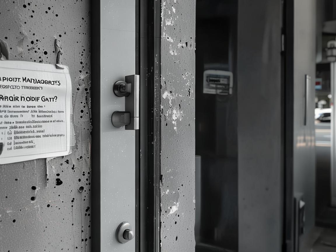 物业不给修门禁违法吗？